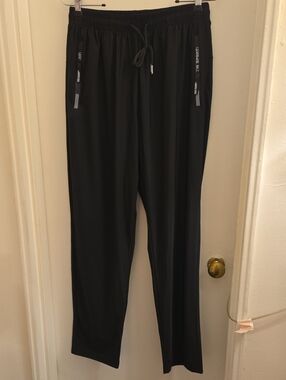 New Start Black Men's Drawstring Joggers NWOT